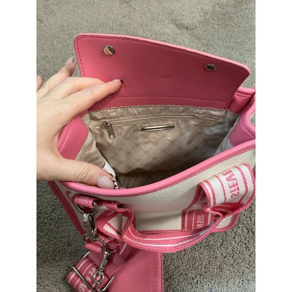 New Steve Madden Shoulder Tote Bag with Matching Wallet - Picture 4 of 4
